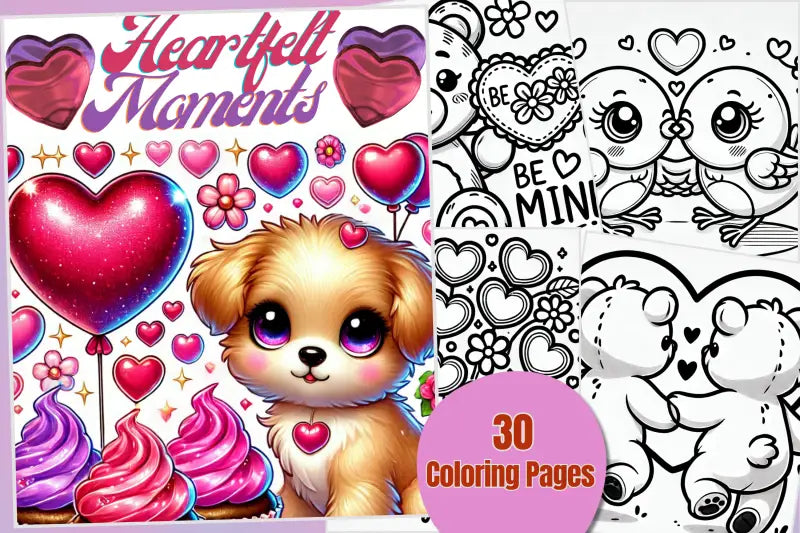 Heartwarming Moments Coloring Book Creative Escape