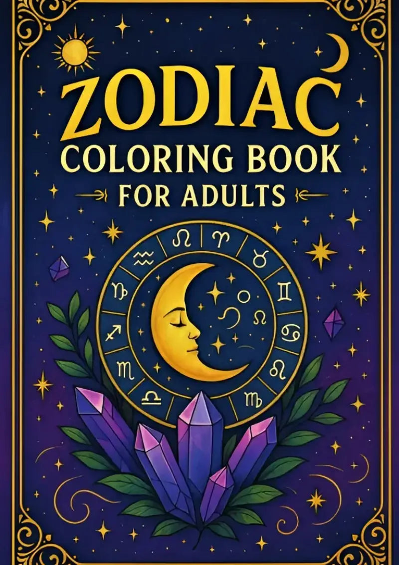 Zodiac Coloring Book for Adults
