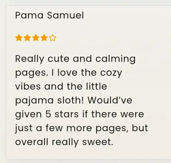 Customer review.