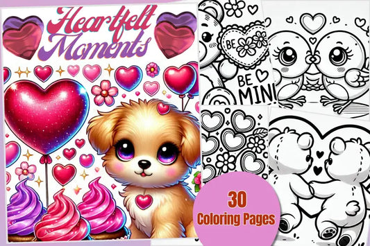 Heartwarming Moments Coloring Book Creative Escape