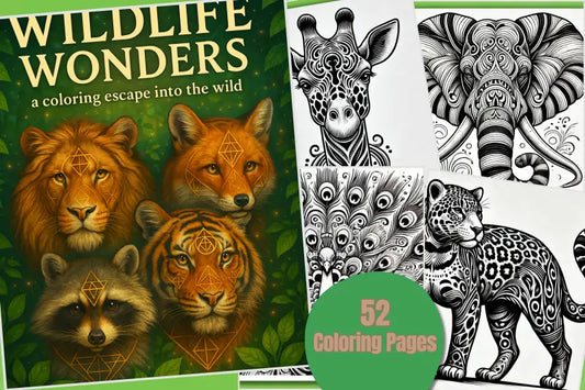 Wildlife Wonders: A Coloring Escape into the Wild